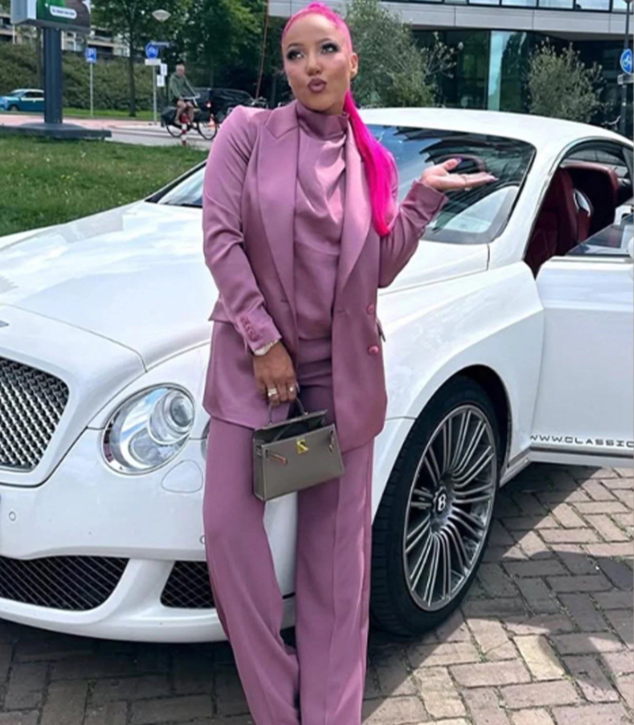 Djamila Celina wearing the LaDress Juliette