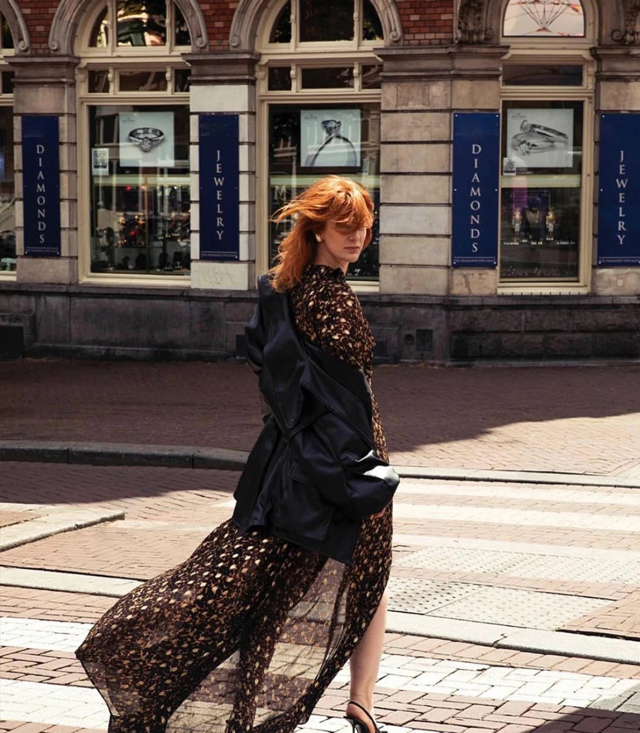 Noortje Herlaar wearing the LaDress Delphine