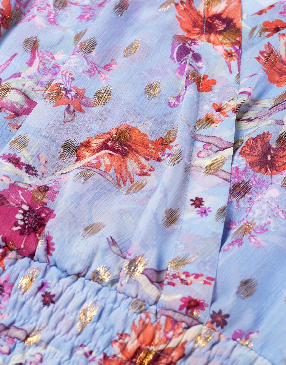 Naomi Sky blue floral