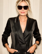 Colette Black Satin