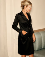 Colette Black Satin
