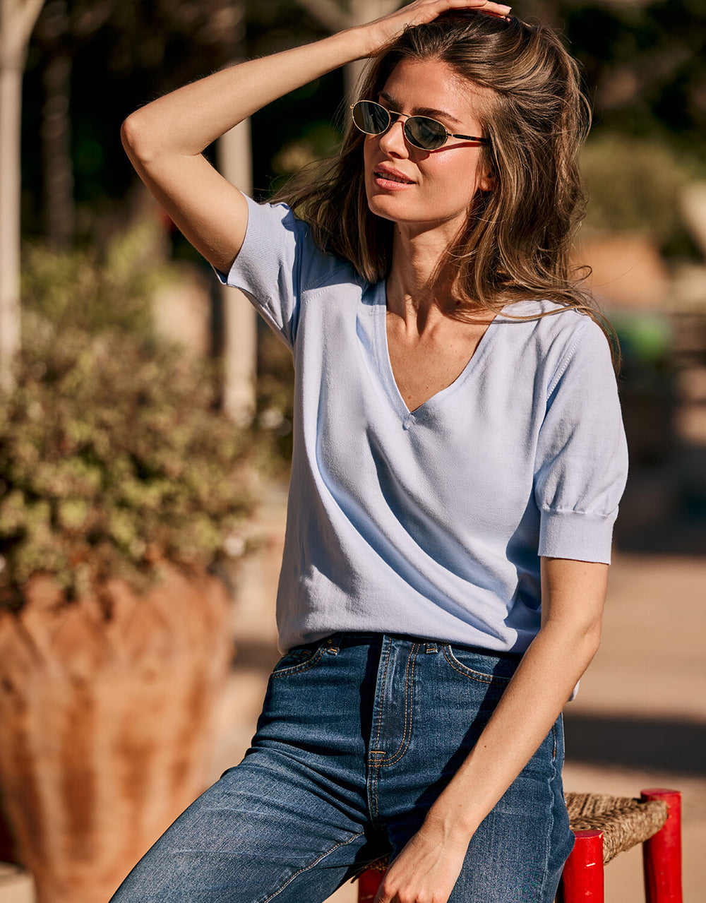 Marie Sky Blue