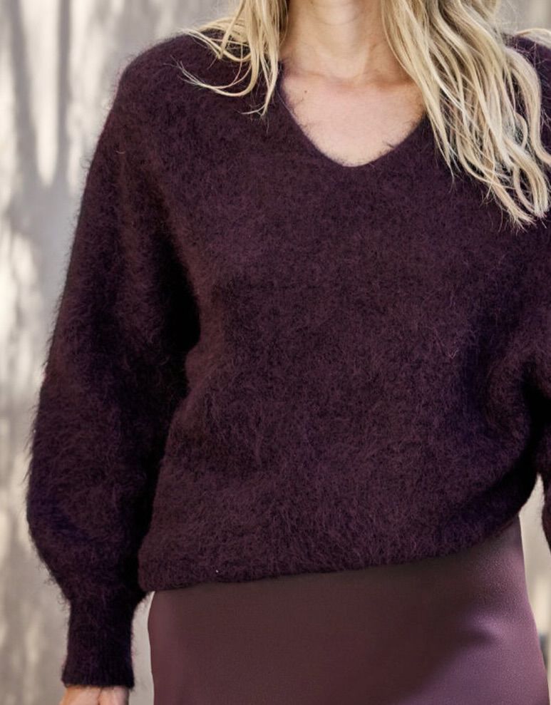 Stefania Deep Aubergine