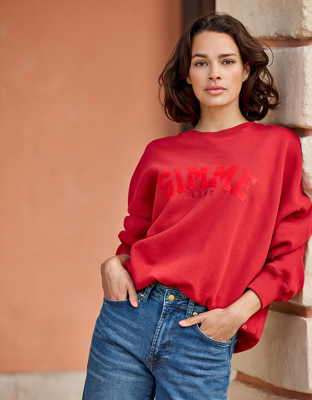 Story Sweater Raspberry Red