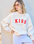 Story Sweater Ivory Red