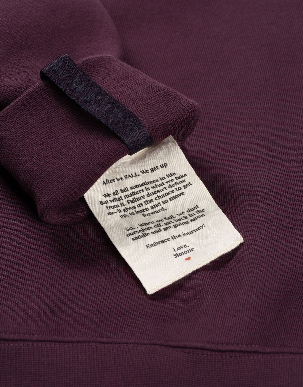 Story Sweater Deep Aubergine