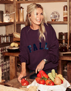 Story Sweater Deep Aubergine