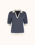 Charly Midnight Blue Stripe