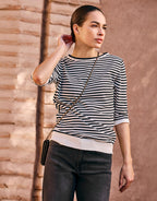 Caitlyn Black Stripe