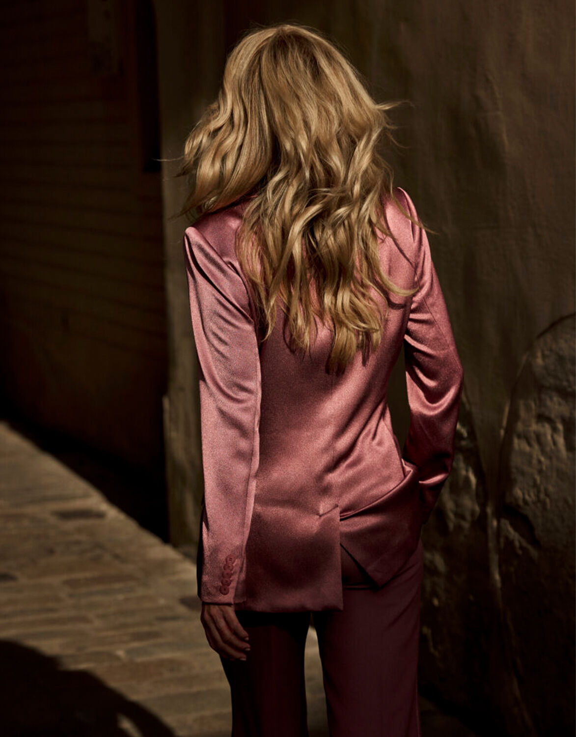 Juliette Dusty pink satin