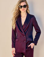 Juliette Deep Aubergine Satin