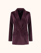 Juliette Deep Aubergine Satin