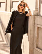 Juliette Black Satin