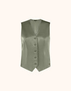 Charlize Olive Satin