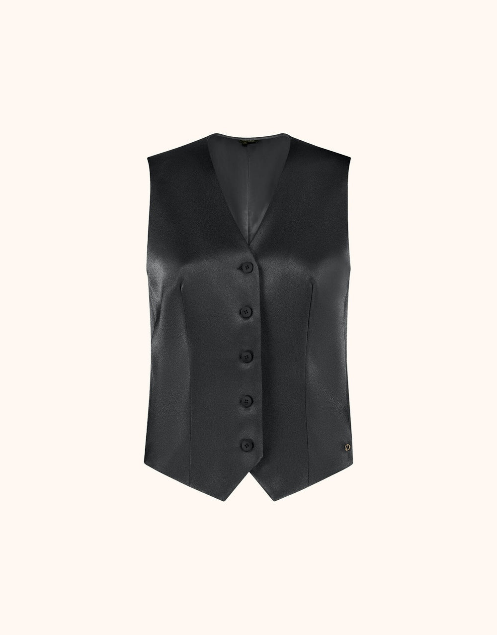Charlize Black Satin