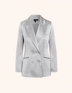 Halle Silver Satin
