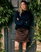 Gigi Espresso Satin