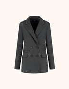 Florine Charcoal Rose Gold Stripe