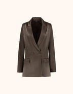 Clarine Espresso Satin