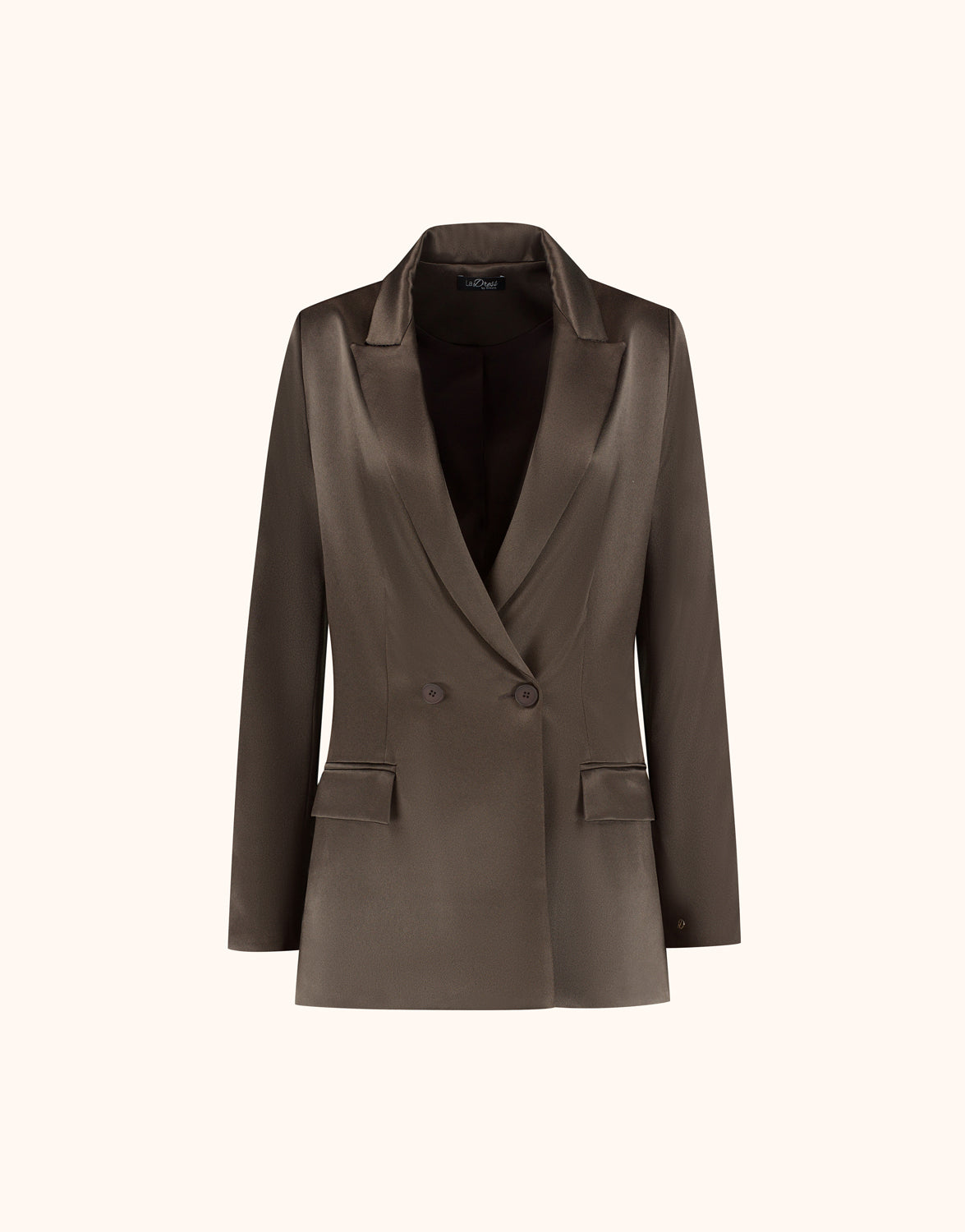 Clarine Espresso Satin