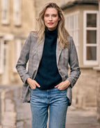 Romee Light Grey Check