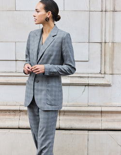 Romee Light Grey Check