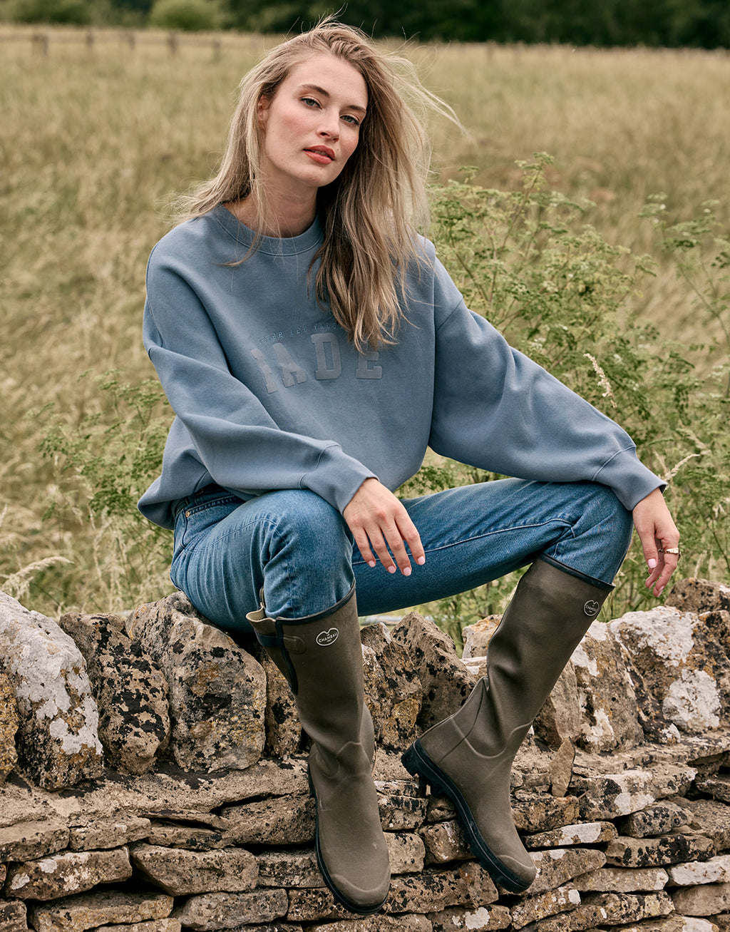 Story Sweater Faded Blue