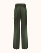 Prague Deep Moss Satin