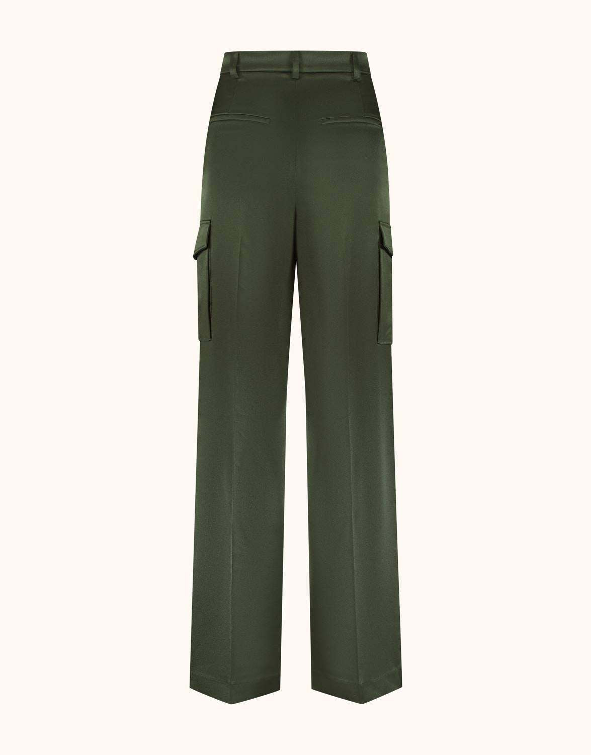 Prague Deep Moss Satin