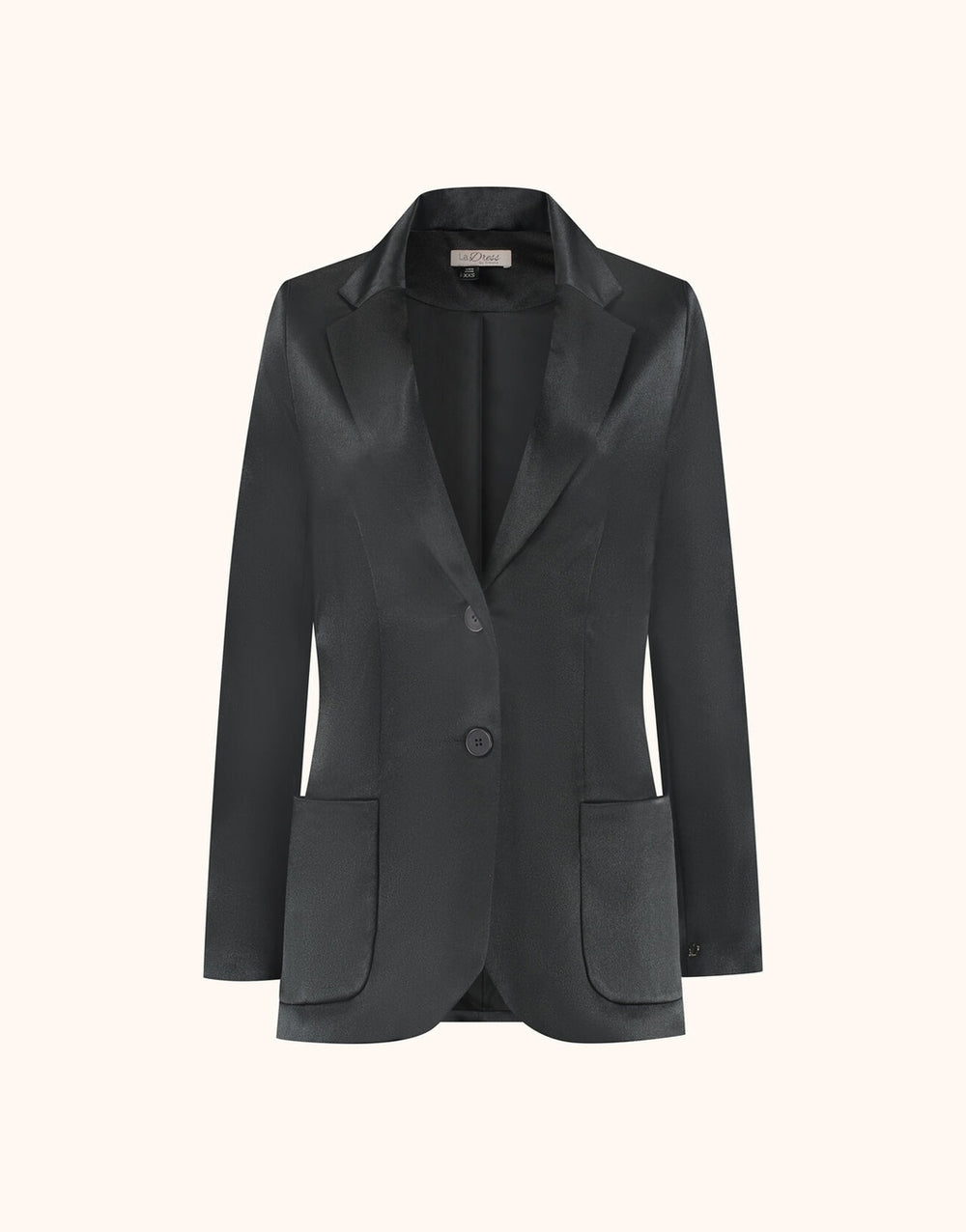 Carey Black Satin