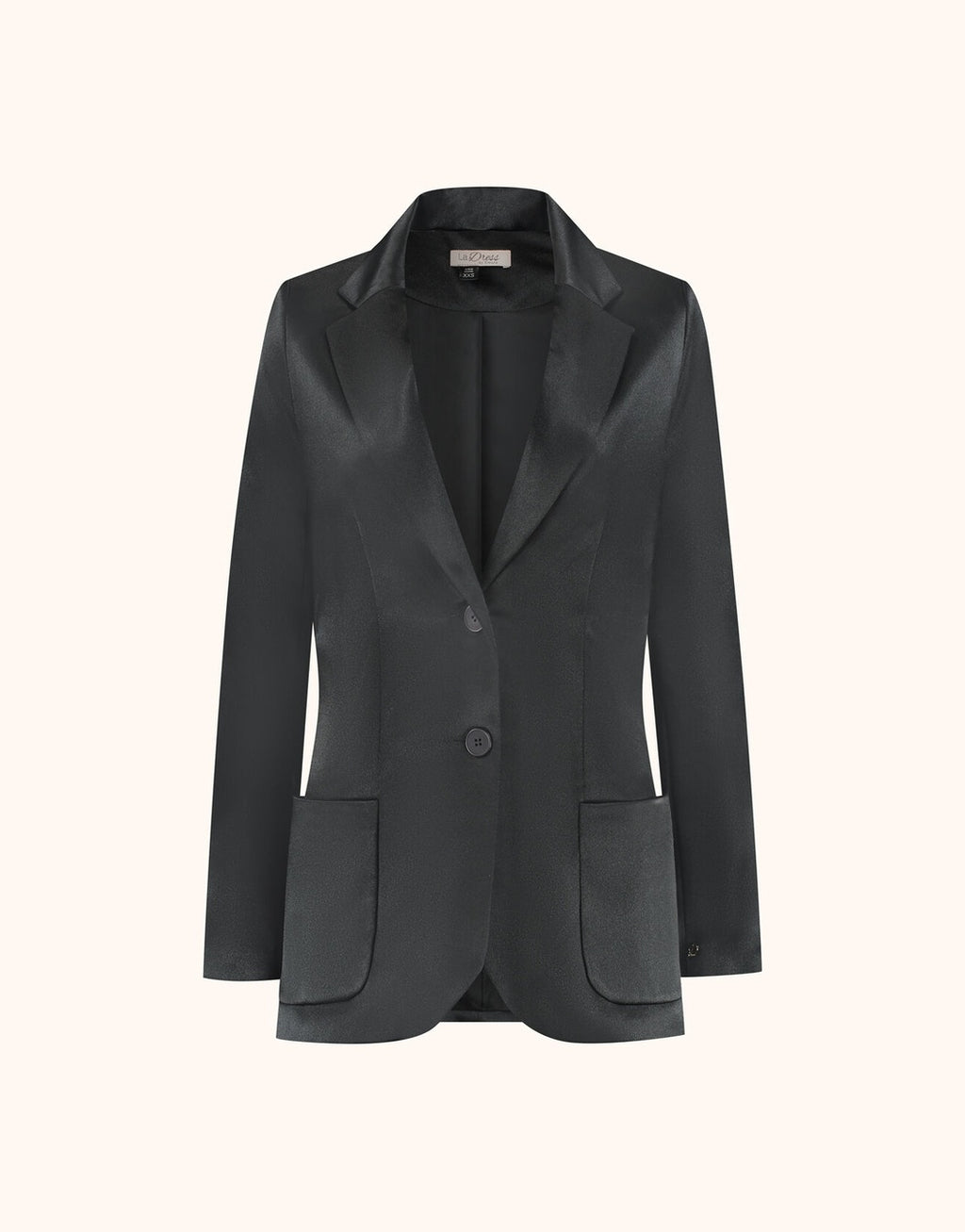 Carey Black Satin