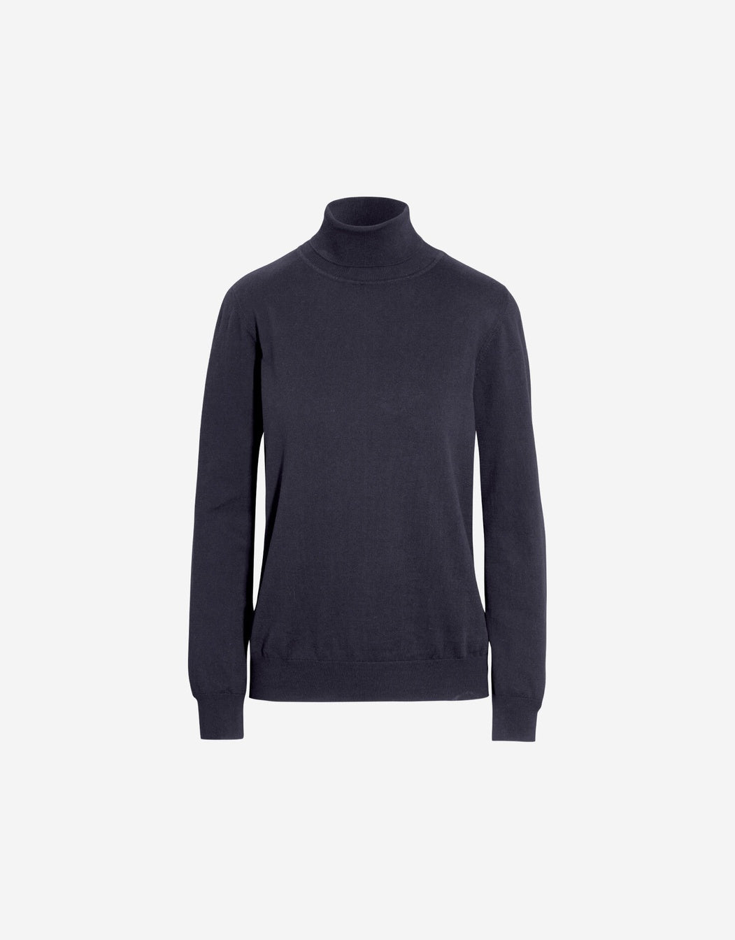 Packshot of the Jackie Antra jumper in organic certified cotton with a roll neck.