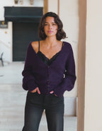 Leonora Deep Aubergine