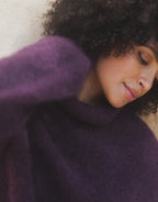 Gigi Deep Aubergine Satin