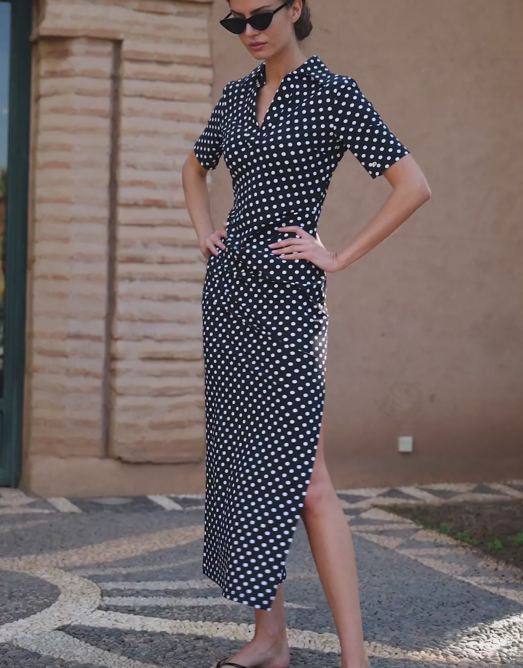 Arlette Ivory small dot