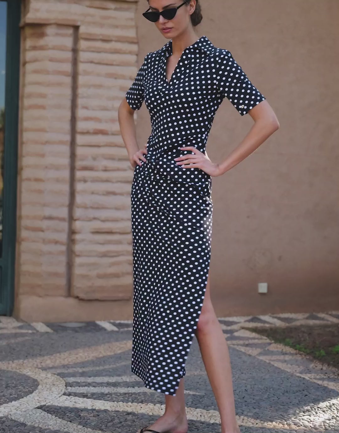 Arlette Ivory small dot