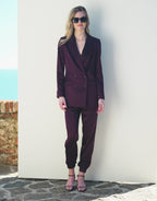 Verona Deep Aubergine Satin