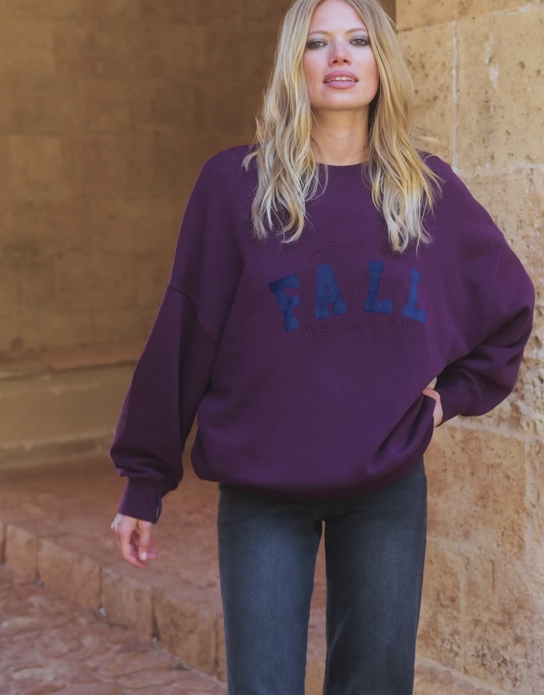 Story Sweater Deep Aubergine