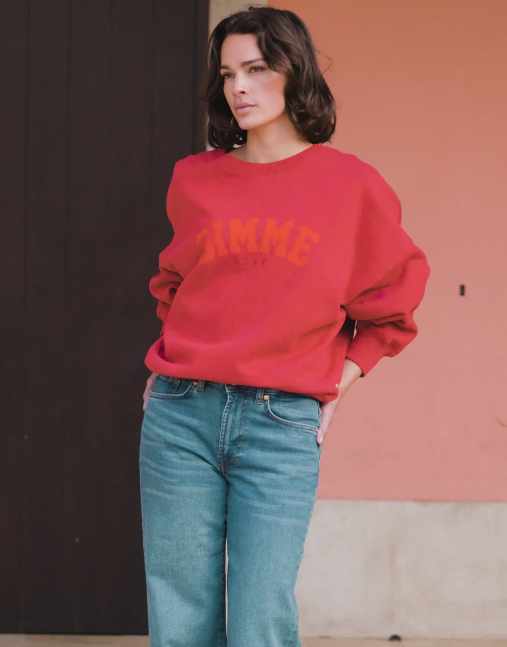 Story Sweater Raspberry Red