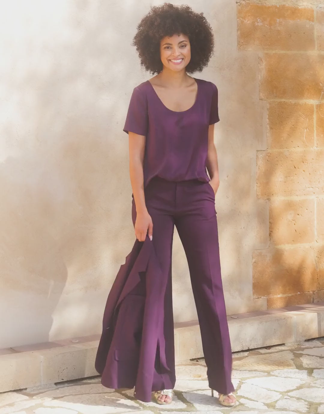 Doreen Deep Aubergine